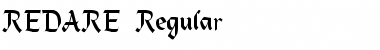 Download REDARE Font Download REDARE Font