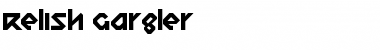 Download Relish Gargler Font Download Relish Gargler Font