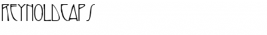 Download ReynoldCaps Font Download ReynoldCaps Font