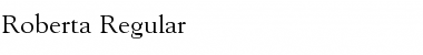 Download Roberta Font Download Roberta Font