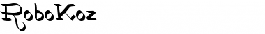 Download RoboKoz Font Download RoboKoz Font