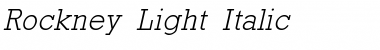 Download Rockney Light Font Download Rockney Light Font