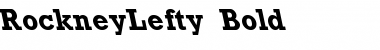 Download RockneyLefty Font Download RockneyLefty Font
