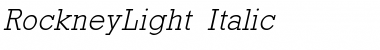 Download RockneyLight Font Download RockneyLight Font