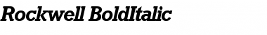 Download Rockwell-BoldItalic Font Download Rockwell-BoldItalic Font
