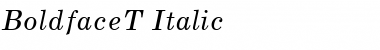 Download BoldfaceT Font Download BoldfaceT Font