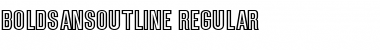 Download BoldSansOutline Font Download BoldSansOutline Font