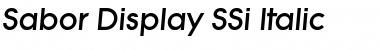 Download Sabor Display SSi Font Download Sabor Display SSi Font