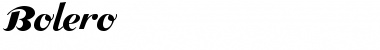 Download Bolero Font Download Bolero Font