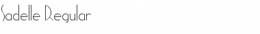 Download Sadelle Font Download Sadelle Font