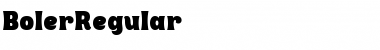 Download BolerRegular Font Download BolerRegular Font