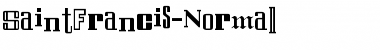 Download SaintFrancis-Normal Font Download SaintFrancis-Normal Font