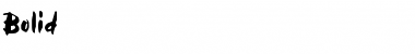 Download Bolid Font Download Bolid Font