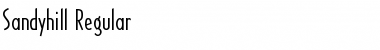 Download Sandyhill Font Download Sandyhill Font