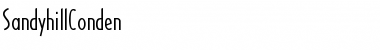 Download SandyhillConden Font Download SandyhillConden Font