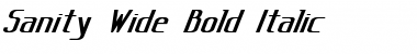 Download Sanity Wide Font Download Sanity Wide Font