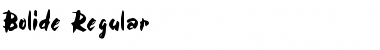 Download Bolide Font Download Bolide Font