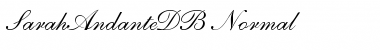 Download SarahAndanteDB Font Download SarahAndanteDB Font