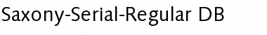 Download Saxony-Serial DB Font Download Saxony-Serial DB Font