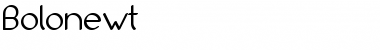 Download Bolonewt Font Download Bolonewt Font
