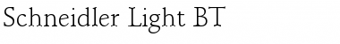 Download Schneidler Lt BT Font Download Schneidler Lt BT Font