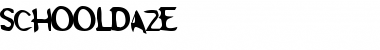 Download Schooldaze Font Download Schooldaze Font