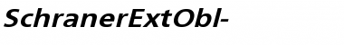 Download SchranerExtObl- Font Download SchranerExtObl- Font