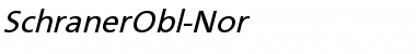 Download SchranerObl-Nor Font Download SchranerObl-Nor Font