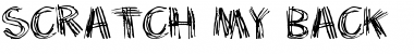 Download Scratch my back Font Download Scratch my back Font