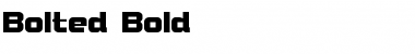 Download Bolted Bold Font Download Bolted Bold Font