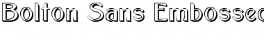 Download Bolton Sans Embossed Font Download Bolton Sans Embossed Font