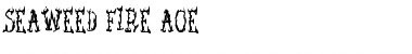 Download Seaweed Fire AOE Font Download Seaweed Fire AOE Font