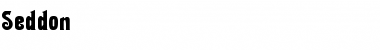 Download Seddon Font Download Seddon Font