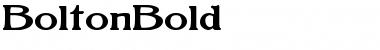 Download BoltonBold Font Download BoltonBold Font