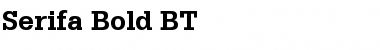 Download Serifa BT Font Download Serifa BT Font