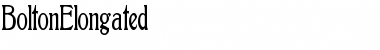 Download BoltonElongated Font Download BoltonElongated Font
