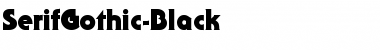 Download SerifGothic-Black Font Download SerifGothic-Black Font