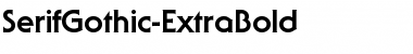 Download SerifGothic-ExtraBold Font Download SerifGothic-ExtraBold Font