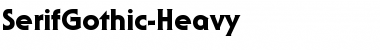 Download SerifGothic-Heavy Font Download SerifGothic-Heavy Font