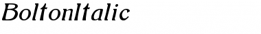 Download BoltonItalic Font Download BoltonItalic Font