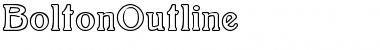 Download BoltonOutline Font Download BoltonOutline Font