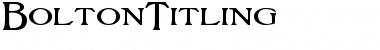 Download BoltonTitling Font Download BoltonTitling Font
