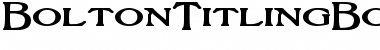 Download BoltonTitlingBold Font Download BoltonTitlingBold Font