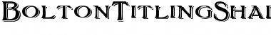 Download BoltonTitlingShadowed Font Download BoltonTitlingShadowed Font