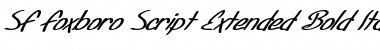 Download SF Foxboro Script Extended Font Download SF Foxboro Script Extended Font