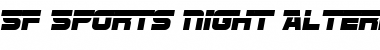 Download SF Sports Night Alternate Font Download SF Sports Night Alternate Font