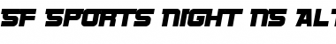 Download SF Sports Night NS Alternate Font Download SF Sports Night NS Alternate Font