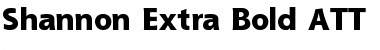 Download Shannon Extra Bold ATT Font Download Shannon Extra Bold ATT Font