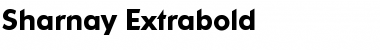 Download Sharnay Extrabold Font Download Sharnay Extrabold Font