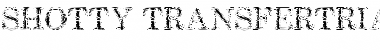 Download Shotty TransferTrial Font Download Shotty TransferTrial Font
